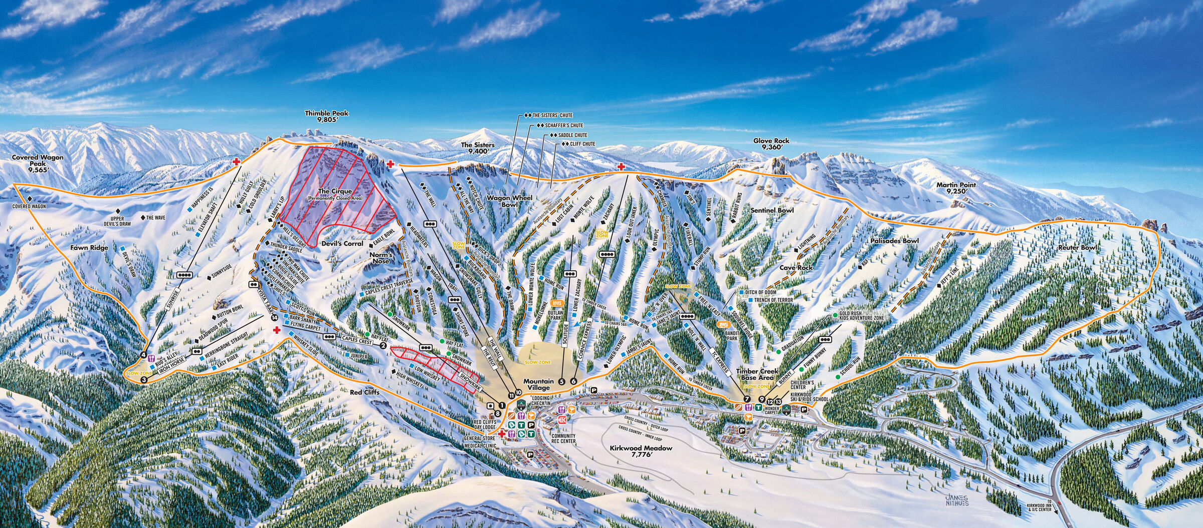 northstar ski resort map