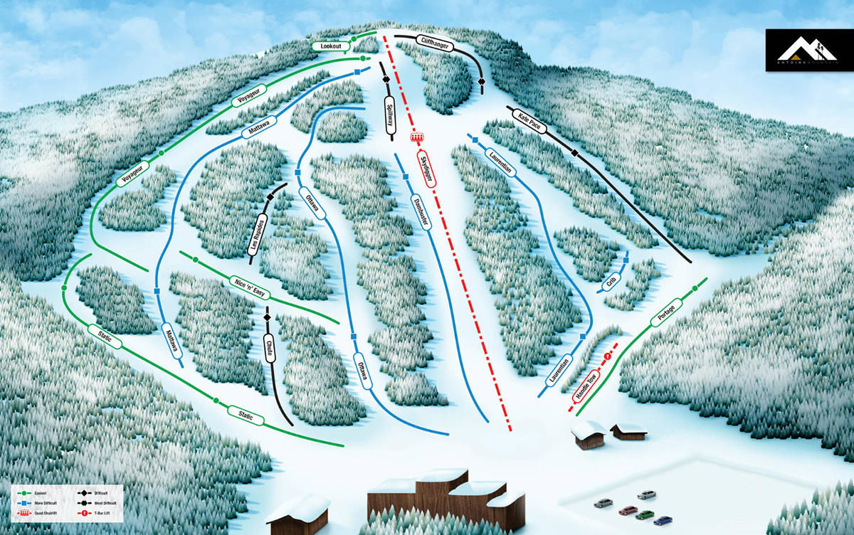 Mt. Antoine Trail Map